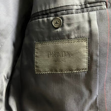 画像をギャラリービューアに読み込む, PRADA プラダ 22SS ストライプテーラードジャケット UGM169 S221 10D9 46 ネイビー 3532
