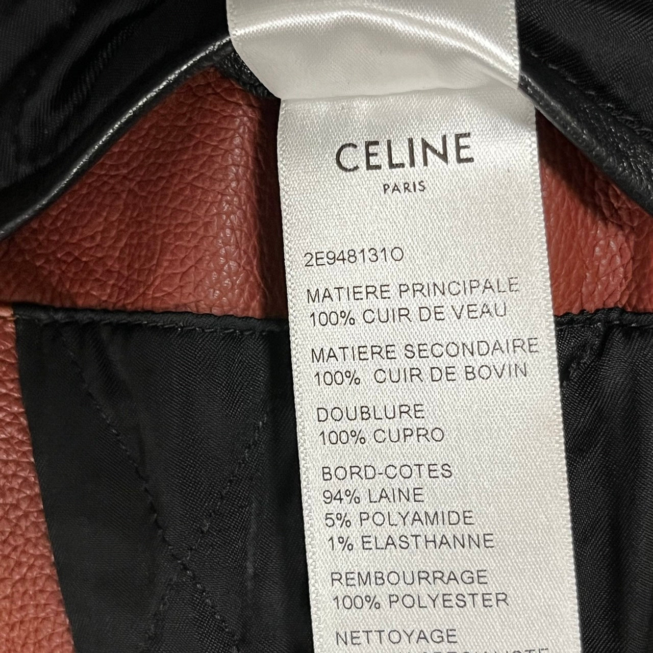 CELINE セリーヌ OVERSIZED TEDDY GRAINED CALFSKIN オーバーサイズ