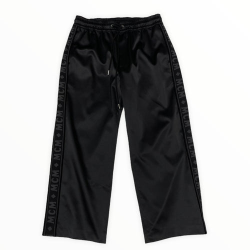 MCM Logo Tape Satin Track Pant