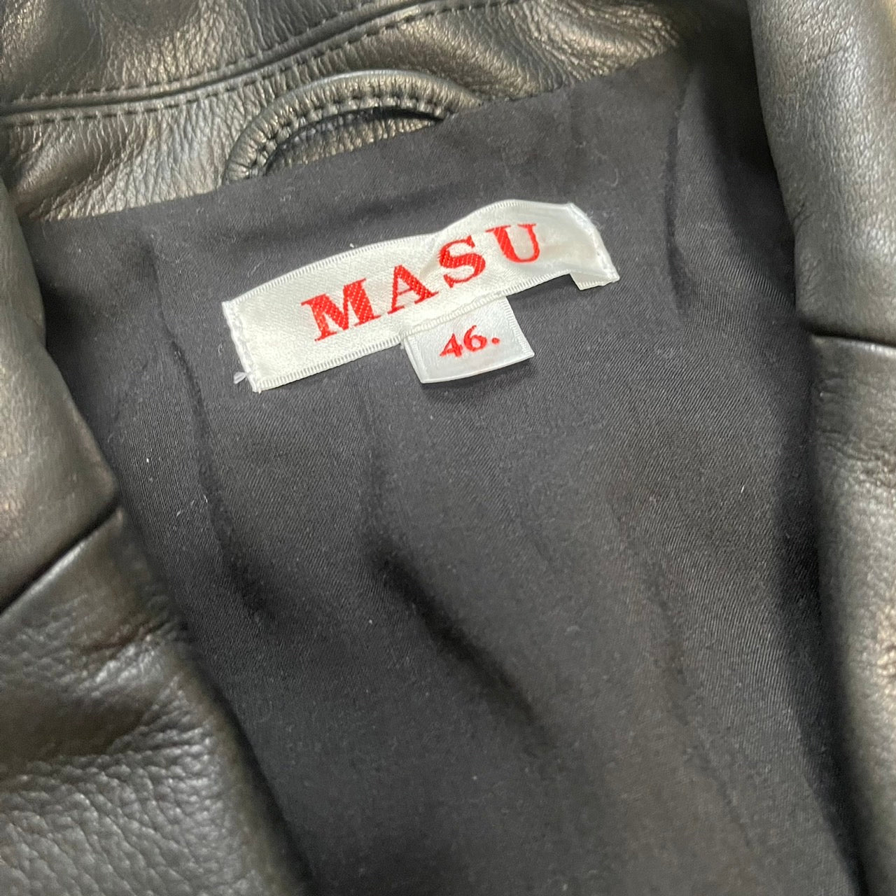 MASU エムエーエスユー 23SS I'M READY Leather Vest スタッズレザー