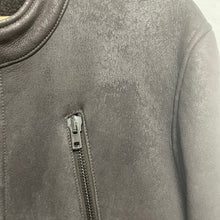 将图片加载到图库查看器，Maison Martin Margiela 5zip Mouton leather jacket
