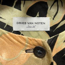 画像をギャラリービューアに読み込む, DRIES VAN NOTEN ドリスヴァンノッテン フローラル柄ボウタイロングシャツワンピース
