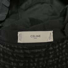 将图片加载到图库查看器，CELINE セリーヌ ウォッシュ加工ロゴ刺繍デニムバケットハット 1347
