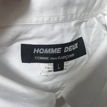 将图片加载到图库查看器，COMME des GARCONS HOMME DEUX コムデギャルソンオムドゥ コットンブロードボタンダウンシャツ DZ-B611 AD2013
