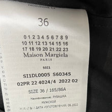 Load image into Gallery viewer, Maison Margiela メゾンマルジェラ 22AW SILK POPLIN SHIRT シルクパジャマシャツ SI1DL0005
