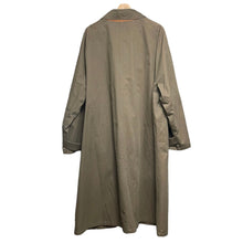 Load image into Gallery viewer, Cristaseya クリスタセヤ OVERSIZED COTTON TRENCH WITH LEATHER PATCH レザーパッチトレンチコート
