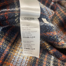 画像をギャラリービューアに読み込む, CELINE 21AW Check oversized hooded coat
