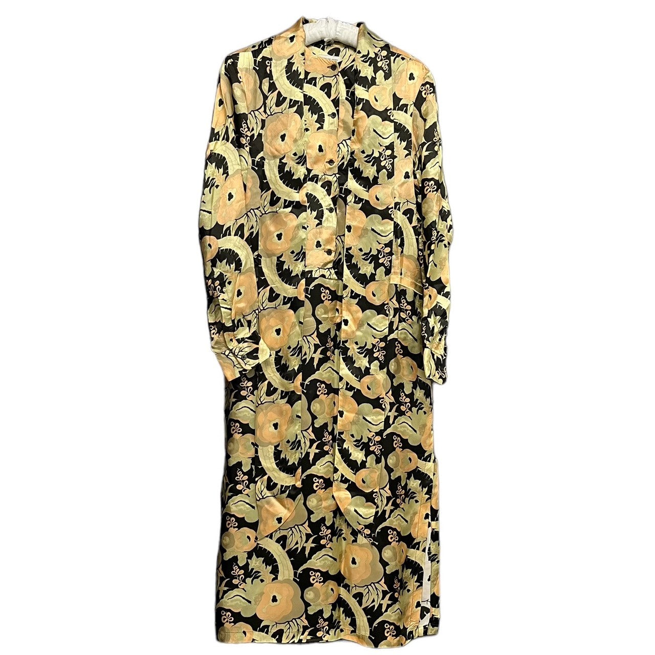 DRIES VAN NOTEN ドリスヴァンノッテン フローラル柄ボウタイロング 