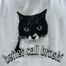 画像をギャラリービューアに読み込む, BETTER CALL BROSKI animal charity T-shirts WHITE
