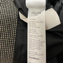 将图片加载到图库查看器，CELINE セリーヌ 20AW ウールツイードウエスタンスウェードレザーパッチ2Bテーラードジャケット 2V07A030K
