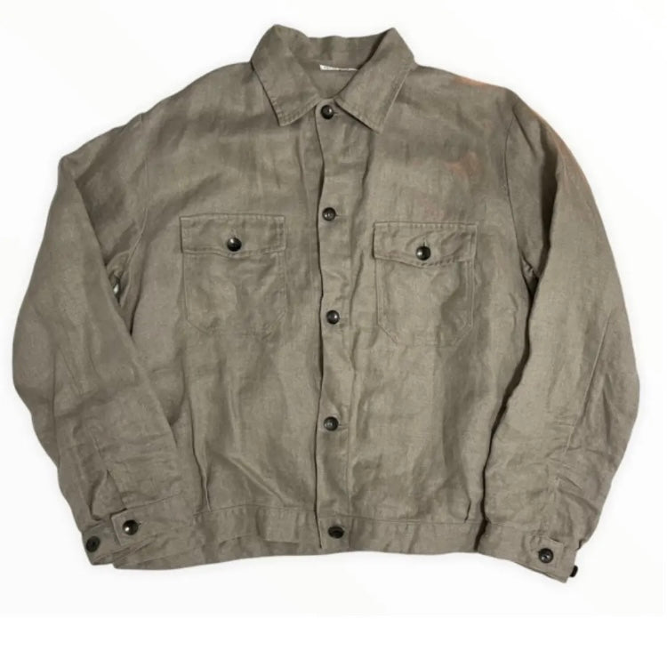 RICEMAN Work Shirt Jacket リネンジャケット