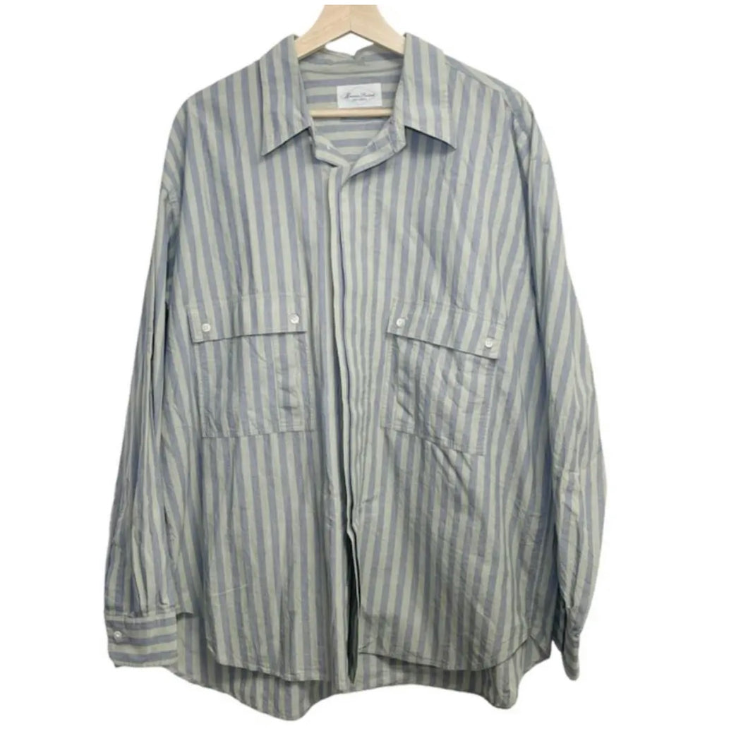 marvine pontiak shirt makers マービンポンティアックシャツメーカーズ CPOストライプシャツ