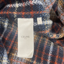 将图片加载到图库查看器，CELINE 21AW Check oversized hooded coat
