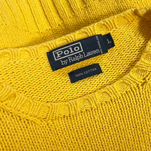 Load image into Gallery viewer, Polo by Ralph Lauren ポロバイラルフローレン 香港製 コットンクルーネックニット
