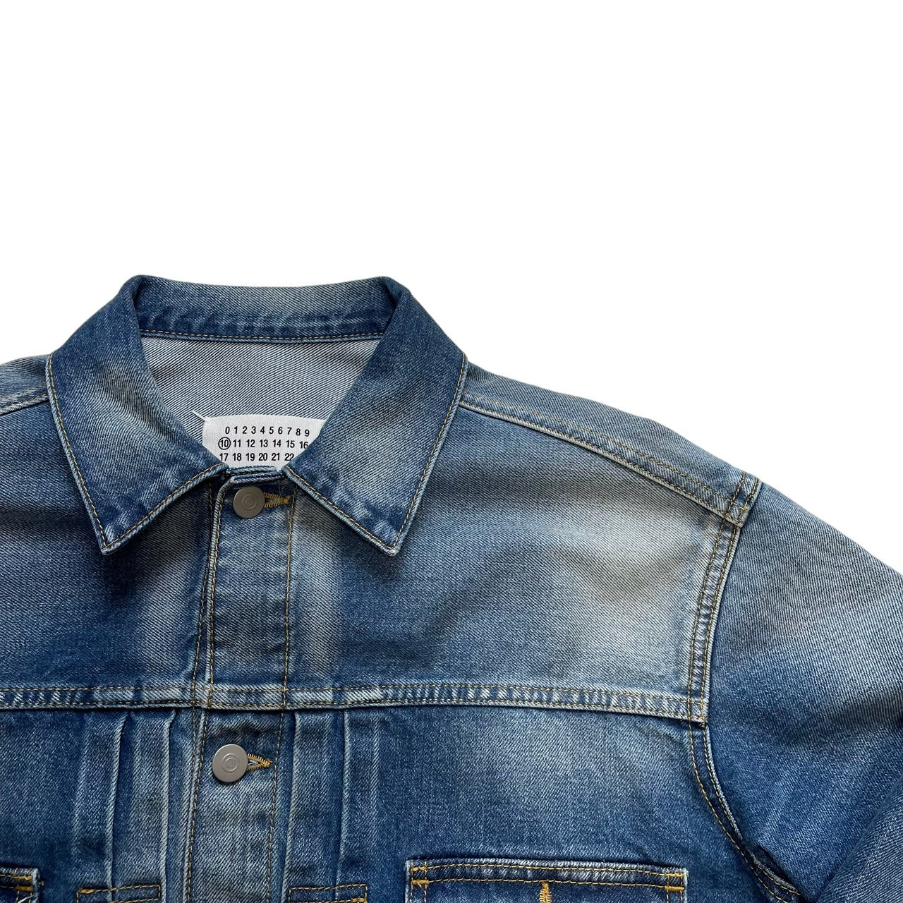 Maison Margiela メゾンマルジェラ 22SS ダメージ加工クロップドデニム 