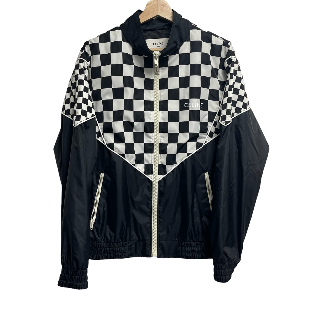 CELINE 21AW Checker zip up nylon blouson