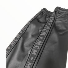 Load image into Gallery viewer, MCM Logo Tape Satin Track Pant
