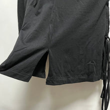 Lade das Bild in den Galerie-Viewer, Yohji Yamamoto FEMME ヨウジヤマモトファム サイドレースアップロングスリーブTシャツ SAMPLE サンプル
