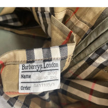 Load image into Gallery viewer, Burberrys&#39; &quot;Trench 21&quot; 1 panel sleeve Made in ENGLAND
