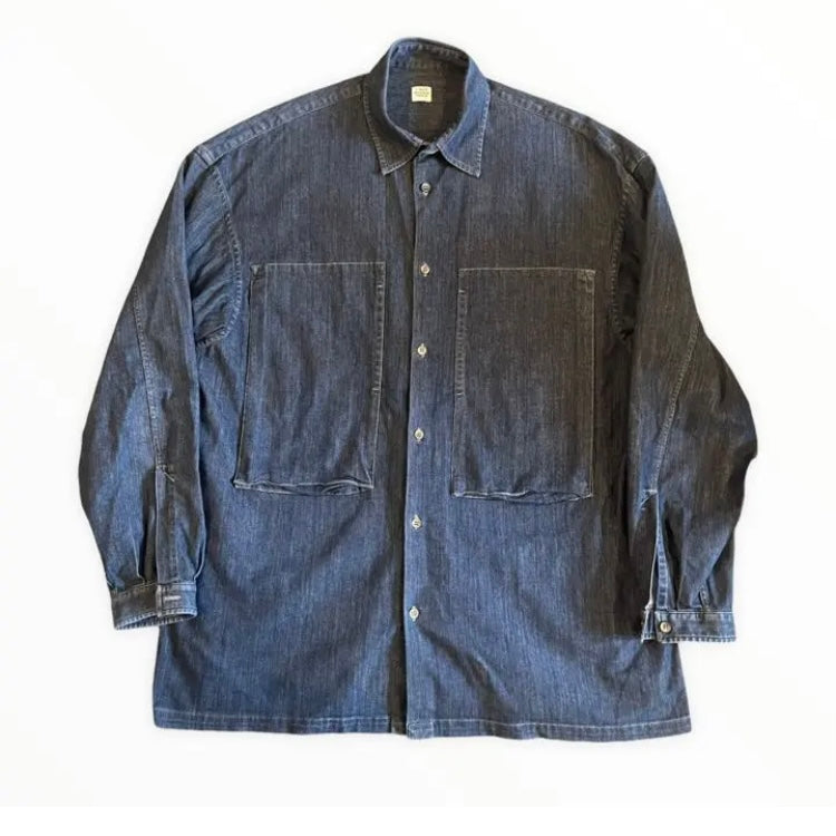 e.tautz イートウツ LINEMAN SHIRT デニムシャツ