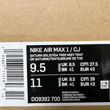 将图片加载到图库查看器，Travis Scott×NIKE トラヴィススコット ナイキ Air Max 1 CACT.US Gold スニーカー DO9392-700 CACTUS JACK カクタスジャック
