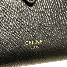 将图片加载到图库查看器，CELINE セリーヌ ミディアム ストラップレザーウォレット 二つ折り財布 S-FG-3178
