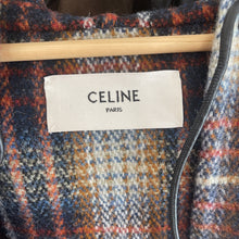 Load image into Gallery viewer, CELINE 21AW Check oversized hooded coat
