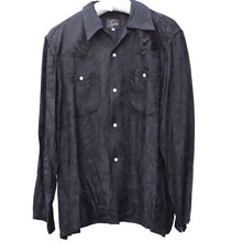 将图片加载到图库查看器，NEEDLES ニードルズ 19SS One-up Cowboy Shirt Rayon Jacquard Leaf ジャガードリーフウエスタンシャツ EJ177
