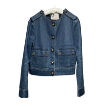 Load image into Gallery viewer, LANVIN×ACNE ランバン アクネ 09SS Denim Collection ノーカラーデニムジャケット
