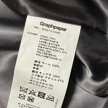 Load image into Gallery viewer, Graphpaper グラフペーパー 21AW Scale Off Melton Stadium Jacket スタジャン GM213-30061 1311
