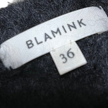 将图片加载到图库查看器，BLAMINK ブラミンク カシミヤファーフレンチスリーブニットセーター 7913-299-0039
