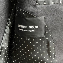 Lade das Bild in den Galerie-Viewer, COMME des GARCONS HOMME DEUX コムデギャルソンオムドゥ 12SS 裏地ドット柄モヘヤウール2Bテーラードジャケット DI-J007
