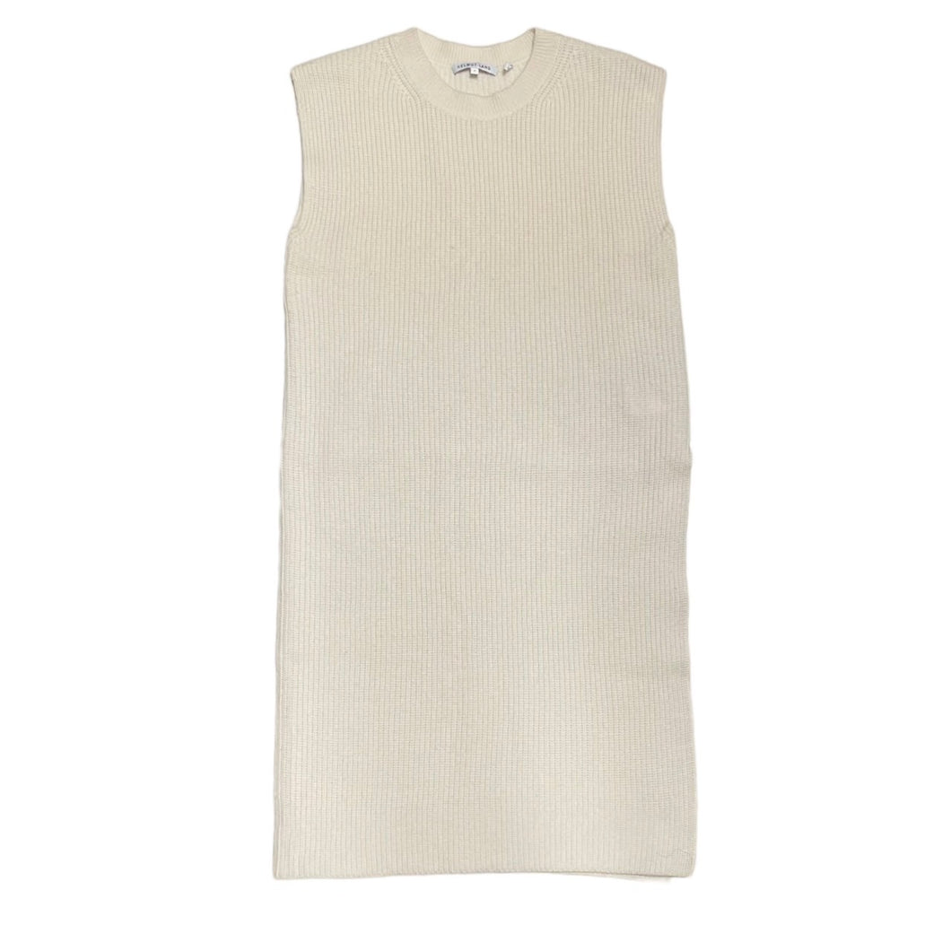 HELMUT LANG 헬무트 랑 Cashmere Wool Knit Tunic 울 캐시미어 사이드 슬릿 바디 뜨개질 니트 롱 베스트 