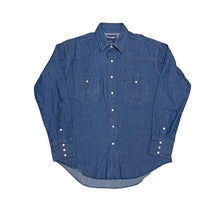 이미지를 갤러리 뷰어에 로드 , Wrangler × L&#39;ECHOPPE 랭글러 리숍 22SS 데님 웨스턴 셔츠 STANDARD WS9300 
