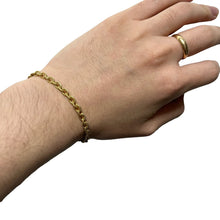 画像をギャラリービューアに読み込む, R.ALAGAN ララガン KOMON CHAIN BRACELET GOLD ゴールドチェーンブレスレット
