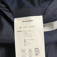 画像をギャラリービューアに読み込む, Graphpaper グラフペーパー 19SS Selvage Wool Jacket セルヴィッジウールジャケット GM191-20004B
