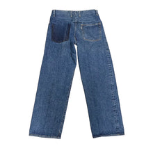 이미지를 갤러리 뷰어에 로드 , SUNSEA 선시 22SS Altanating Denim 드로우 코드 데님 팬츠 22S54 
