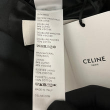 将图片加载到图库查看器，CELINE セリーヌ ウールギャバジンボクシージャケット フレアパンツ セットアップスーツ 2V74G650D 2P613650D
