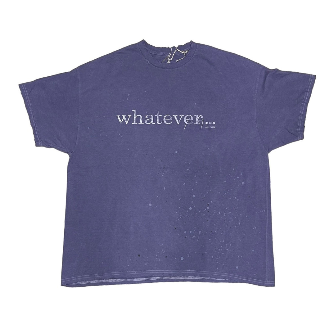 ANCELLM アンセルム 23SS attic別注 WHATEVER T-SHIRTS ダメージ加工Tシャツ