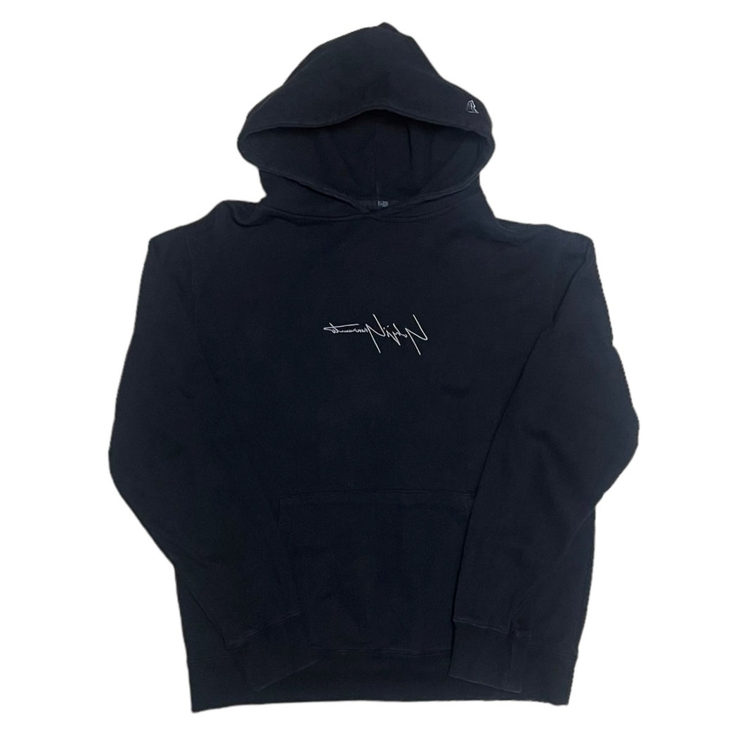 yohji yamamoto POUR HOMME NEW ERA ヨウジヤマモトプールオム ニューエラ 17AW Sweat Pullover Hoodie ロゴ刺繍プルオーバーパーカー HK-T16-075