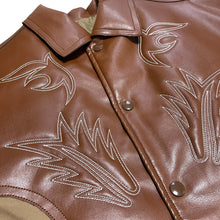 将图片加载到图库查看器，TOGA VIRILIS トーガヴィリリース 21AW Fake Leather Strech Blouson フェイクレザーストレッチブルゾン TV12-FC364
