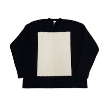 画像をギャラリービューアに読み込む, LOEWE ロエベ 16AW Black Window Sweater ウィンドウニットセーター H3269530SM 1327
