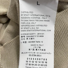 이미지를 갤러리 뷰어에 로드 , Maison Martin Margiela 메종 마르탄 마르젤라 14SS 팔꿈치 패치 코튼 가디건 
