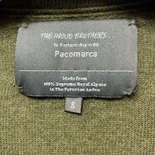 이미지를 갤러리 뷰어에 로드 , THE INOUE BROTHERS ザイノウエブラザーズ Pacomarca Supreme Royal Alpaca アルパカVネックニットセーター
