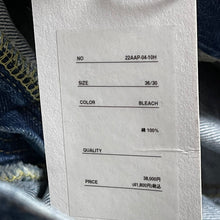 Load image into Gallery viewer, A.PRESSE アプレッセ 22AW Washed Denim Pants E ウォッシュドデニムパンツ 22AAP-04-10H
