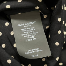 将图片加载到图库查看器，SAINT LAURENT PARIS サンローランパリ ドット柄レーヨンシャツ 376916
