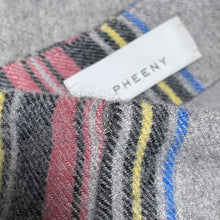 이미지를 갤러리 뷰어에 로드 , PHEENY 피니 16AW 체크 무늬 프린지 울 스커트 
