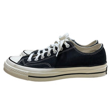 이미지를 갤러리 뷰어에 로드 , CONVERSE コンバース CT70 BLACK LOW CUT キャンバスローカットスニーカー チャックテイラー 70復刻三ツ星 162058C
