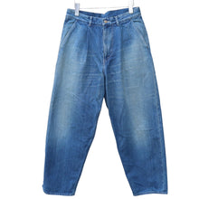 将图片加载到图库查看器，Graphpaper グラフペーパー 23SS Selvage Denim Two Tuck Tapered Pants 2タックテーパードデニムパンツ GU231-40106DB
