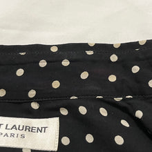 将图片加载到图库查看器，SAINT LAURENT PARIS サンローランパリ ドット柄レーヨンシャツ 376916
